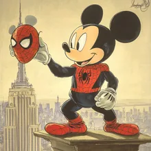 スパイダーミッキー — ボボさんのAIイラスト
