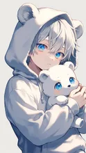 子ぐまからずっと一緒 — WhitebearさんのAIイラスト