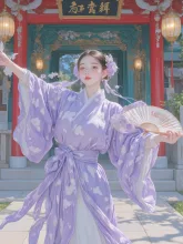 舞い踊る扇子とともに