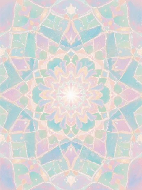 輝く万華鏡の世界