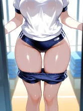 ブルマの上にブルマ?