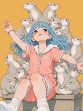 【TAO-FU】フェレット — MicuRy.さんのAIイラスト
