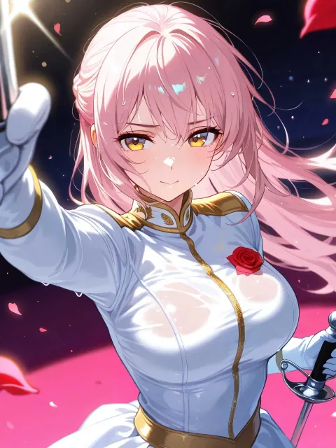 Beautiful girl、fencer - フェンシング選手