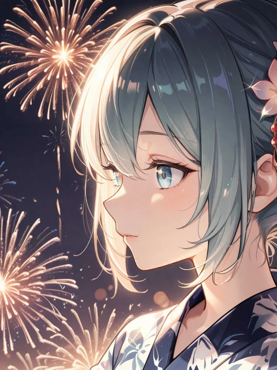 アニメキュア - 夏祭りの夜 / 詩織