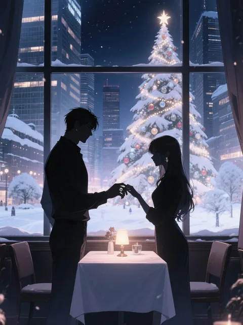 クリスマスイブのプロポーズ