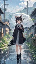 雨の日 — リトルさんのAIイラスト
