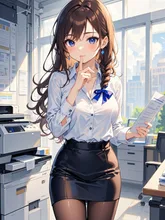 A Stylish Anime Office Lady