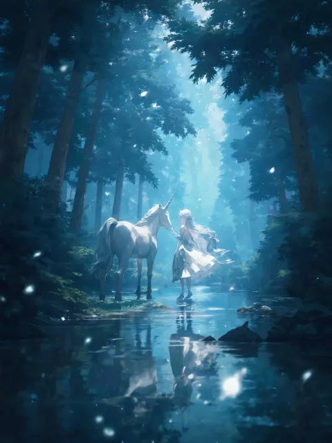 A mystical cinematic… - ユニコーン