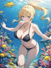 画像生成チャレンジ·素潜り の投稿作品