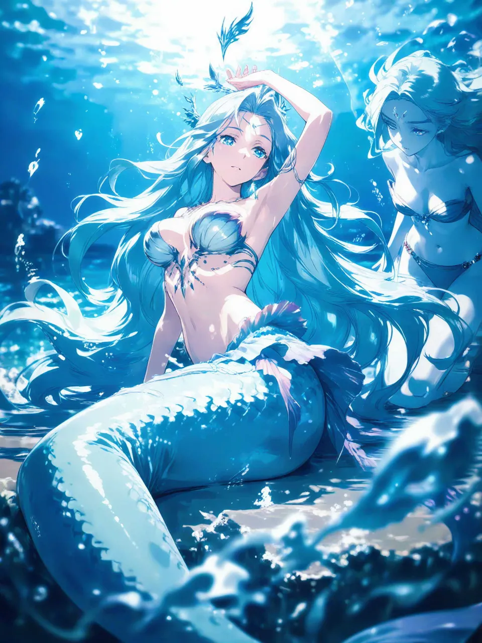 水の精霊の加護をえた人魚姫