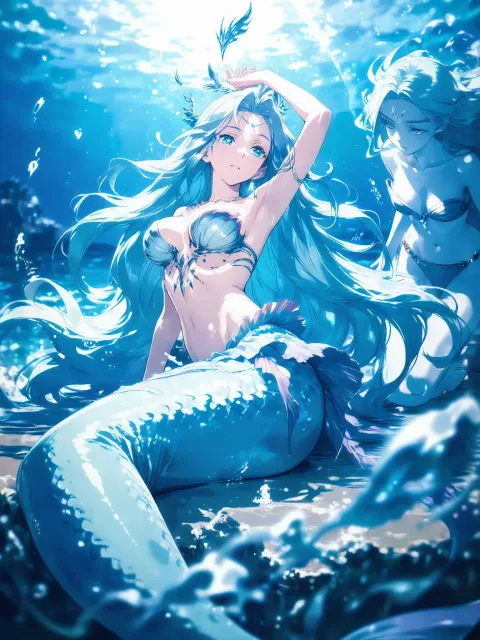 水の精霊の加護をえた人魚姫