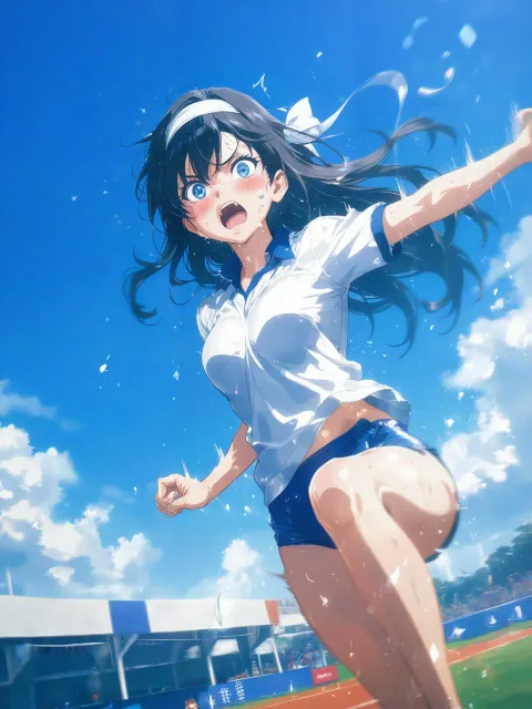 A breathtaking anime-style… - 文化祭 vs 体育祭
