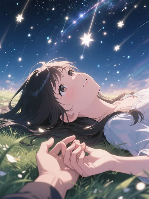 a breathtaking starry night… - 星降る夜
