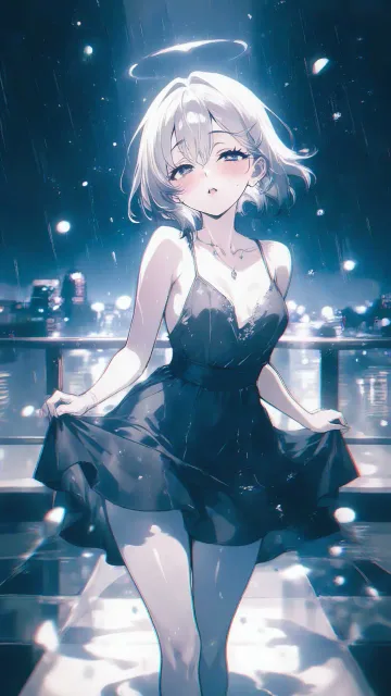 A illustration of look up… - 最後のダンス