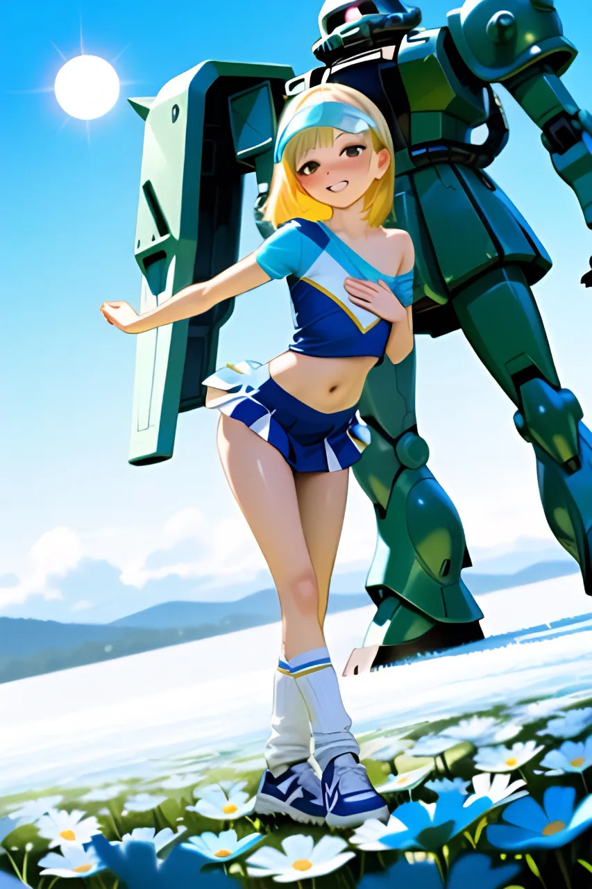 今日を頑張ってる人も、今日は頑張ってない人も、みんなまとめて応援したい、ザクとチアガール！…黄