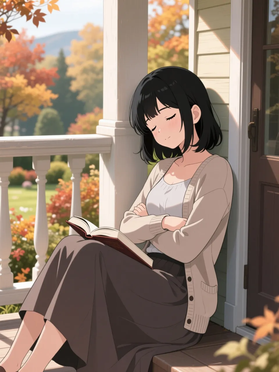 ⑬創作人形　うたた寝 うたた寝｜AIイラスト無料生成 - SUPPART