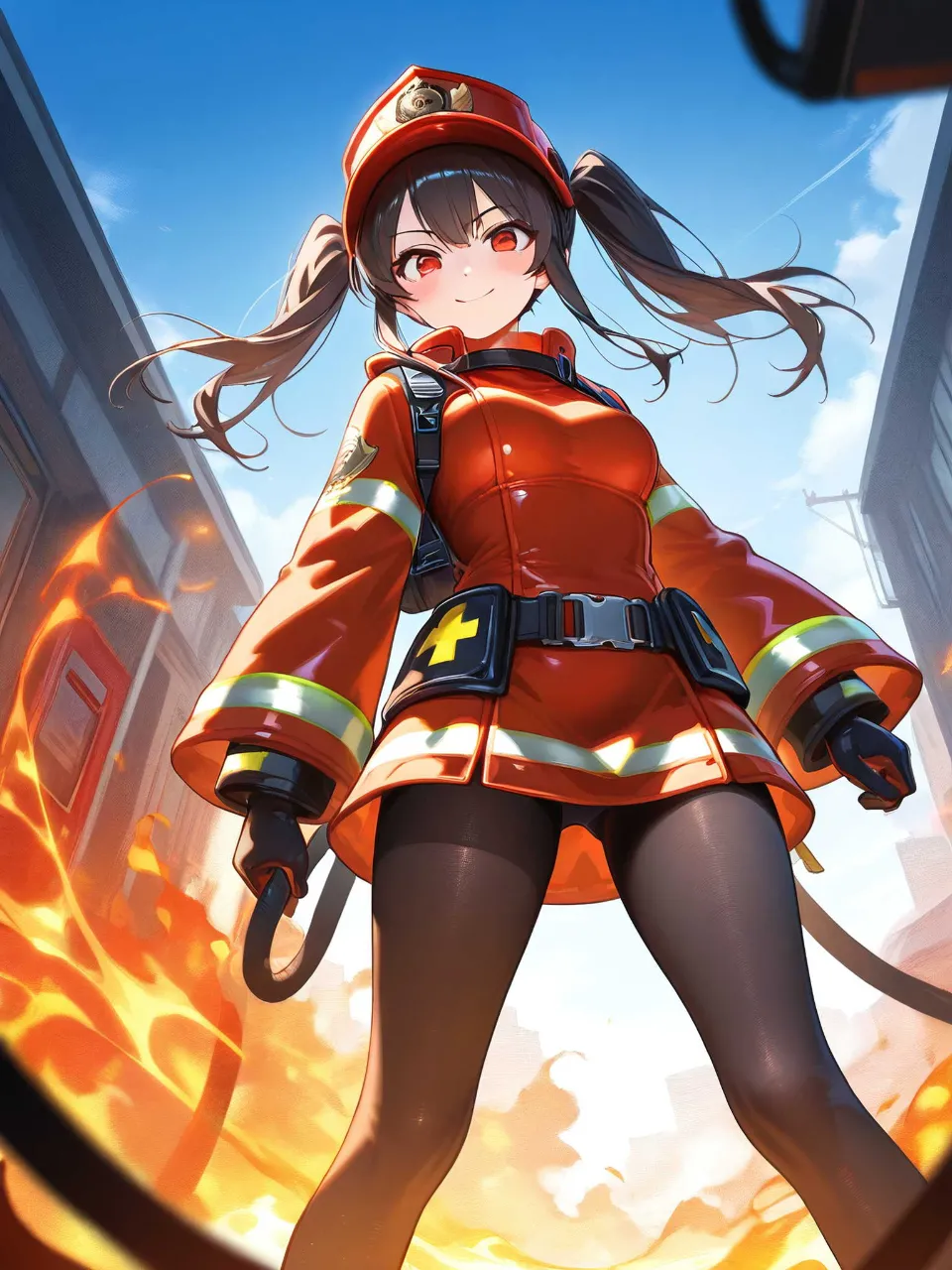 炎と戦う…??