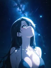 星を見上げる夜·チャレンジ の投稿作品