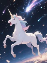 流星と駆けるユニコーン