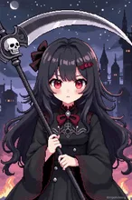 新米の死神 — 厨二病さんのAIイラスト