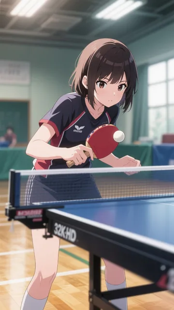 サーブの瞬間