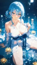 蓮と和装美人·夏の朝の蓮池 の投稿作品