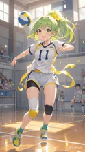 体育館でバレーボール🏐