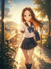 一緒にかーえろ♪ — 珈豆さんのAIイラスト