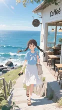 海を見下ろすカフェの約束