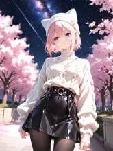 ニット帽·耳まで深くかぶって の投稿作品