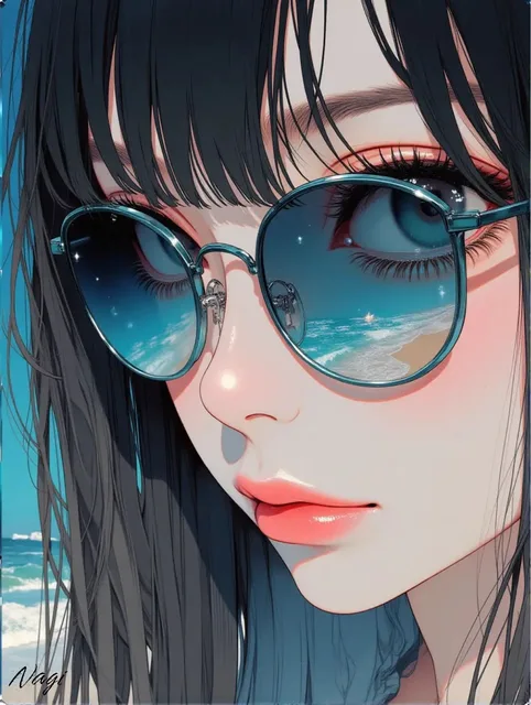 きらめく海