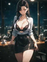 残業明けのOL·深夜オフィスの色気 の投稿作品