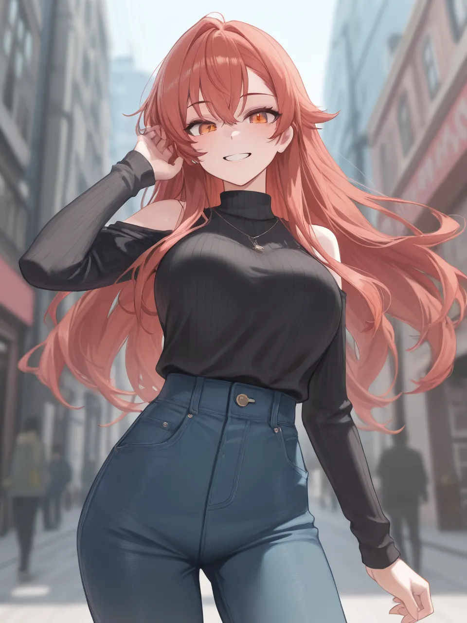 お待たせー💕待った？💕 — まゆうさんのAIイラスト