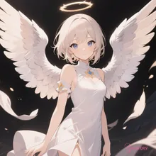 天使 — 夜波さんのAIイラスト