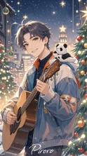 クリスマスのパンダ🐼🎄