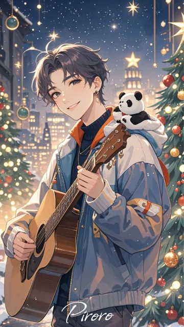 クリスマスのパンダ🐼🎄