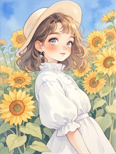 ヒマワリ畑