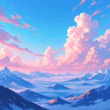 雲海 — ビスマス工房さんのAIイラスト