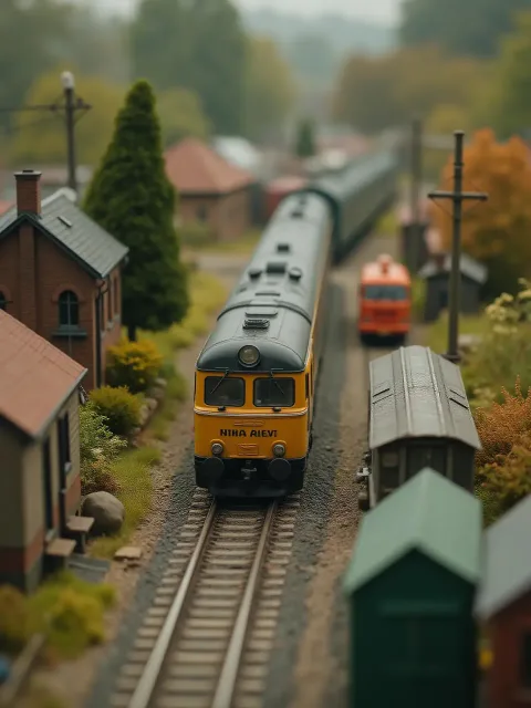 ミニチュア世界、鉄道模型、鉄道ジオラマ、鉄道ジオラマの世界
