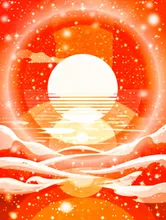 ✨初日の出✨ — minto(* ˊᵕˋo🩷oさんのAIイラスト