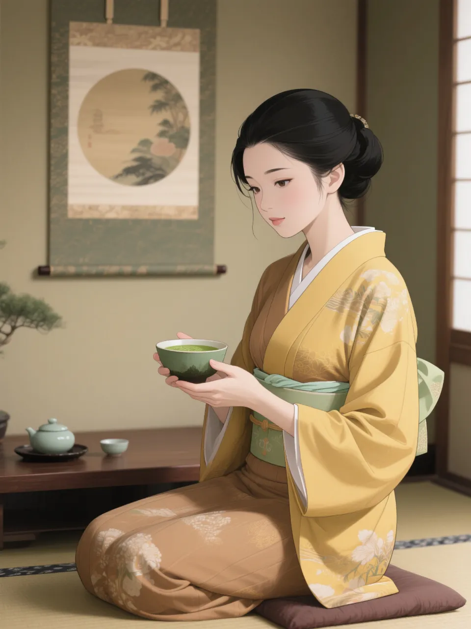 残念ながら、このAIの日本文化の理解度では、茶道に対応出来ない…。