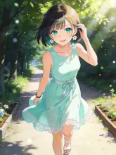 木漏れ日の稚奈。
