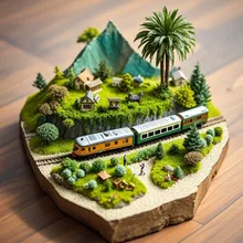 手のひらジオラマ