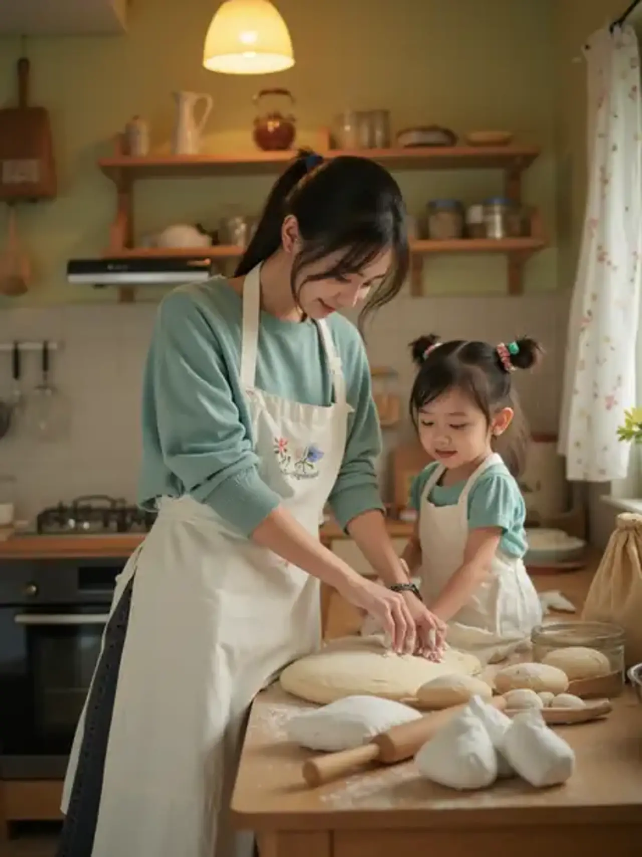 In the gentle swirl of flour, lies the sweetest taste of tim…