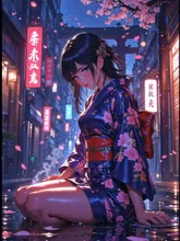 パンク・夜間チャレンジ🖕🏻👅🖕🏻 — 一撃さんのAIイラスト