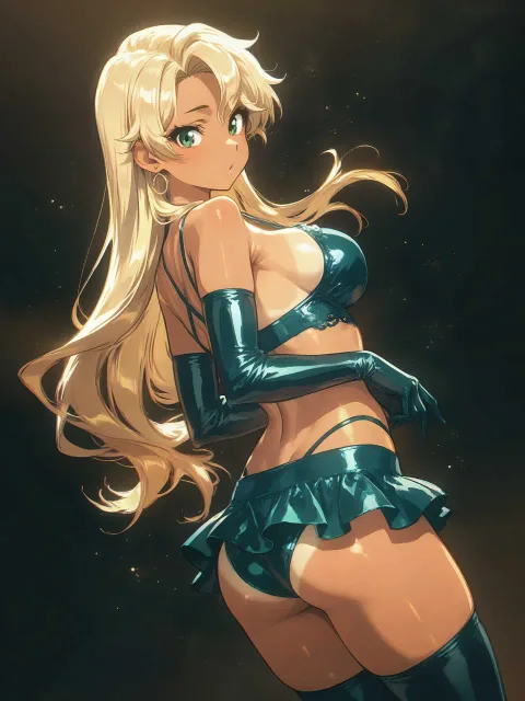 ギャル私服の日焼け美女、へそ出し、ギャル美人 - 夏ギャルの休日