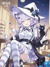 月下の猫さん2