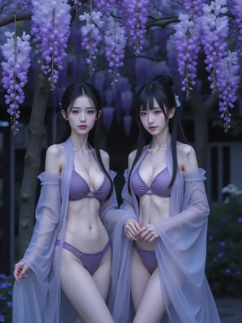 藤棚の美女No.2
