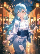 浴衣でほおずき市·夏のほおずき市 の投稿作品