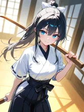 女剣士·凛と刃を構えて の投稿作品